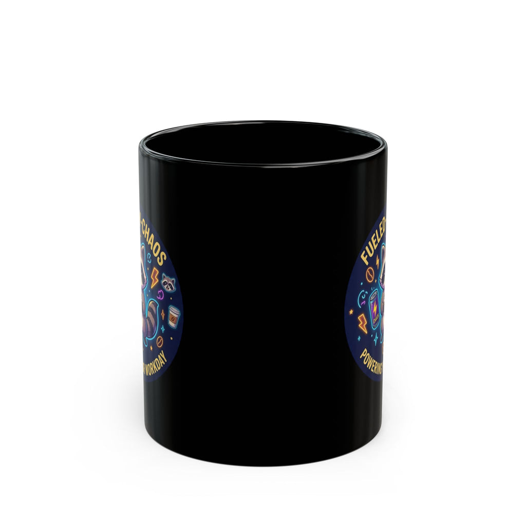 Fueled-by-Chaos Raccoon Coffee Mug (11oz)