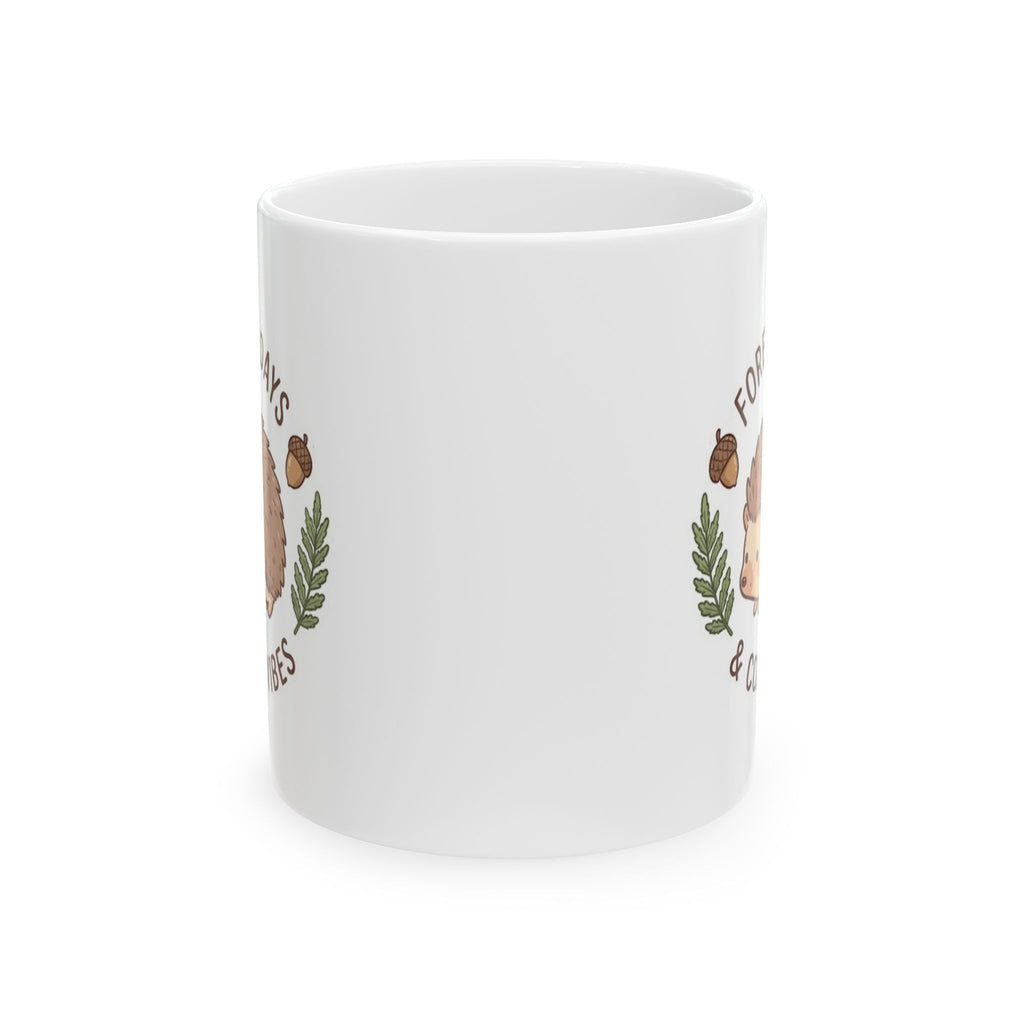 Hedgehog Woodland Ceramic Mug (11oz)