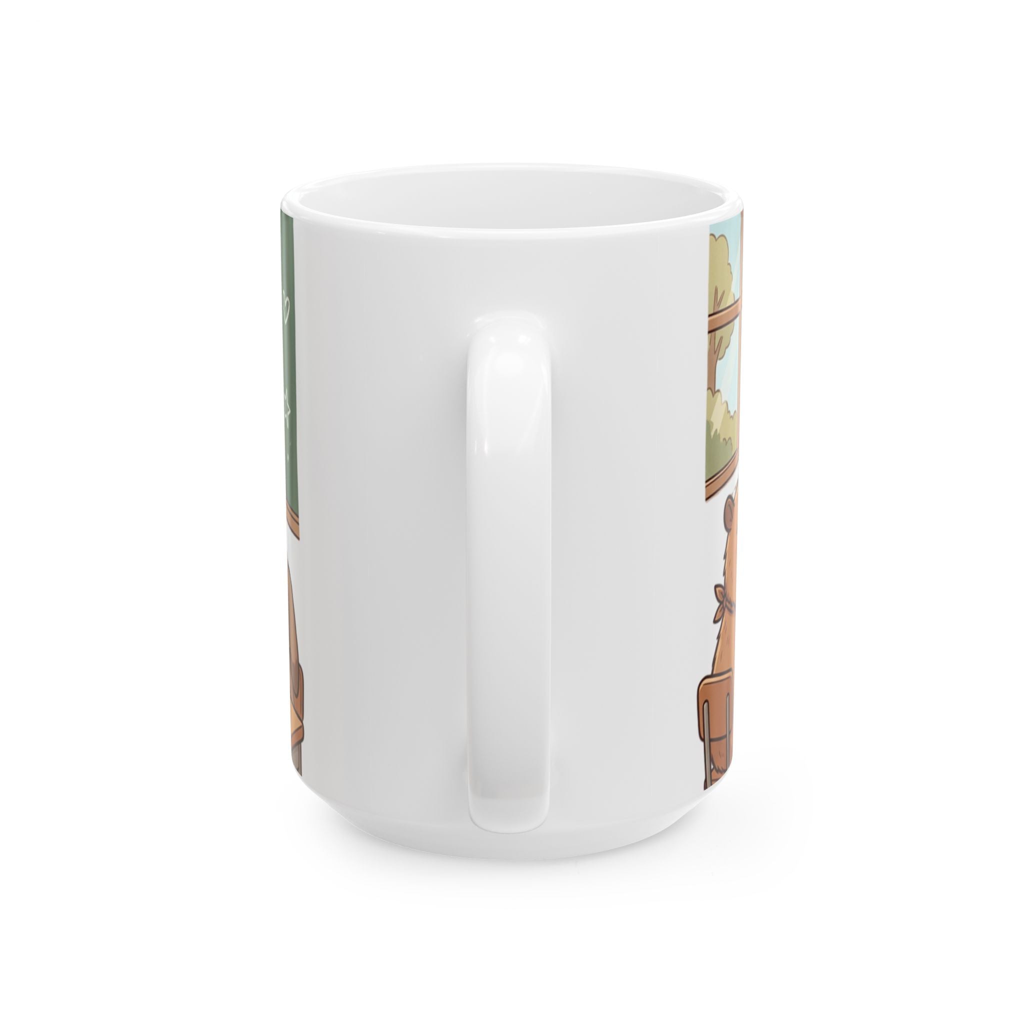 Ceramic Mug — Cute Woodland Classroom Animals Coffee Cup (11oz/15oz)