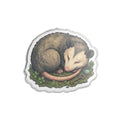 Sleeping Opossum Acrylic Statue