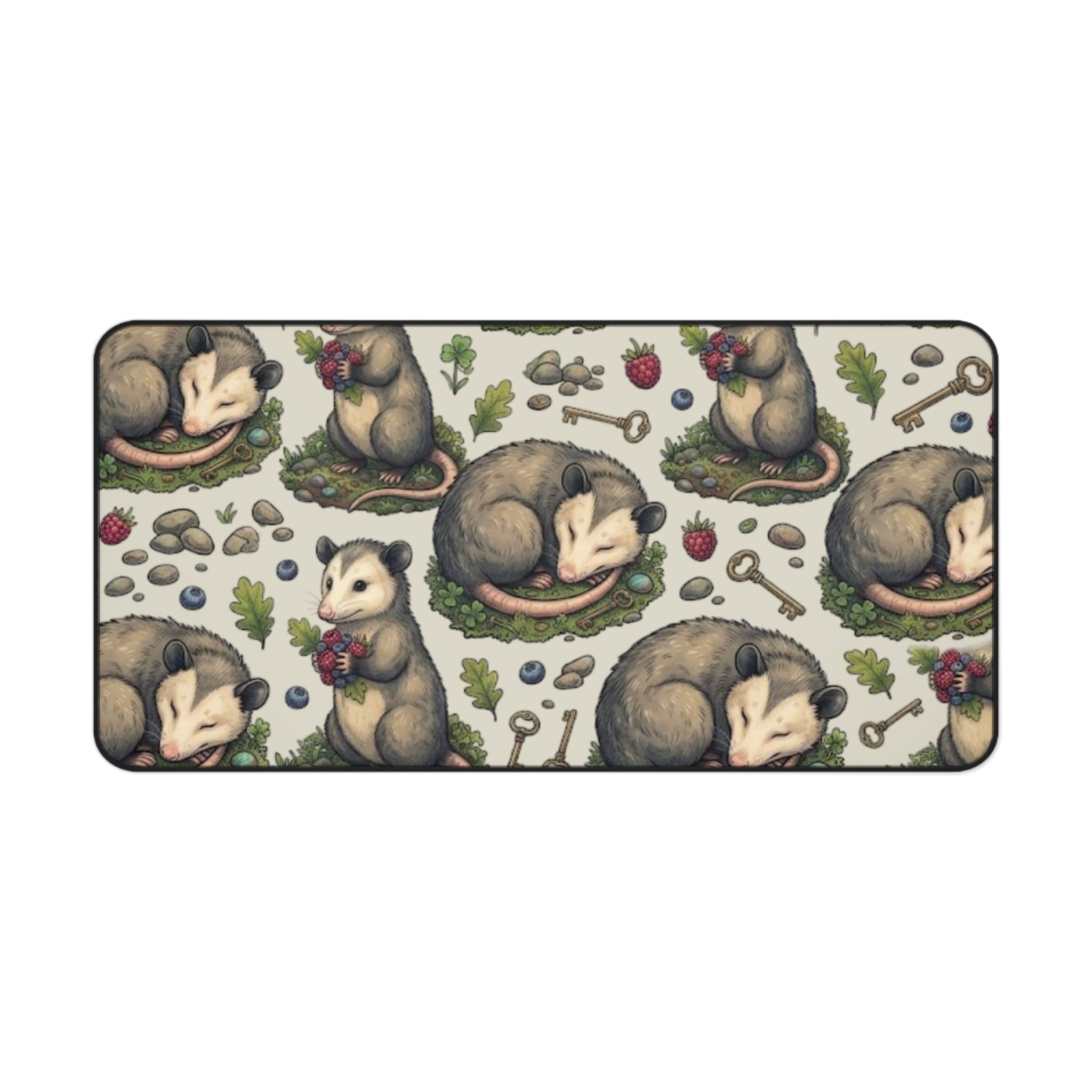 Possum Pattern Desk Mat