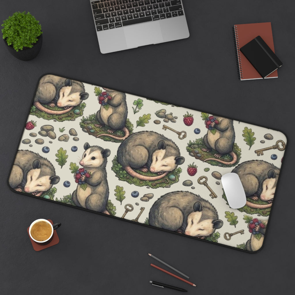 Possum Pattern Desk Mat