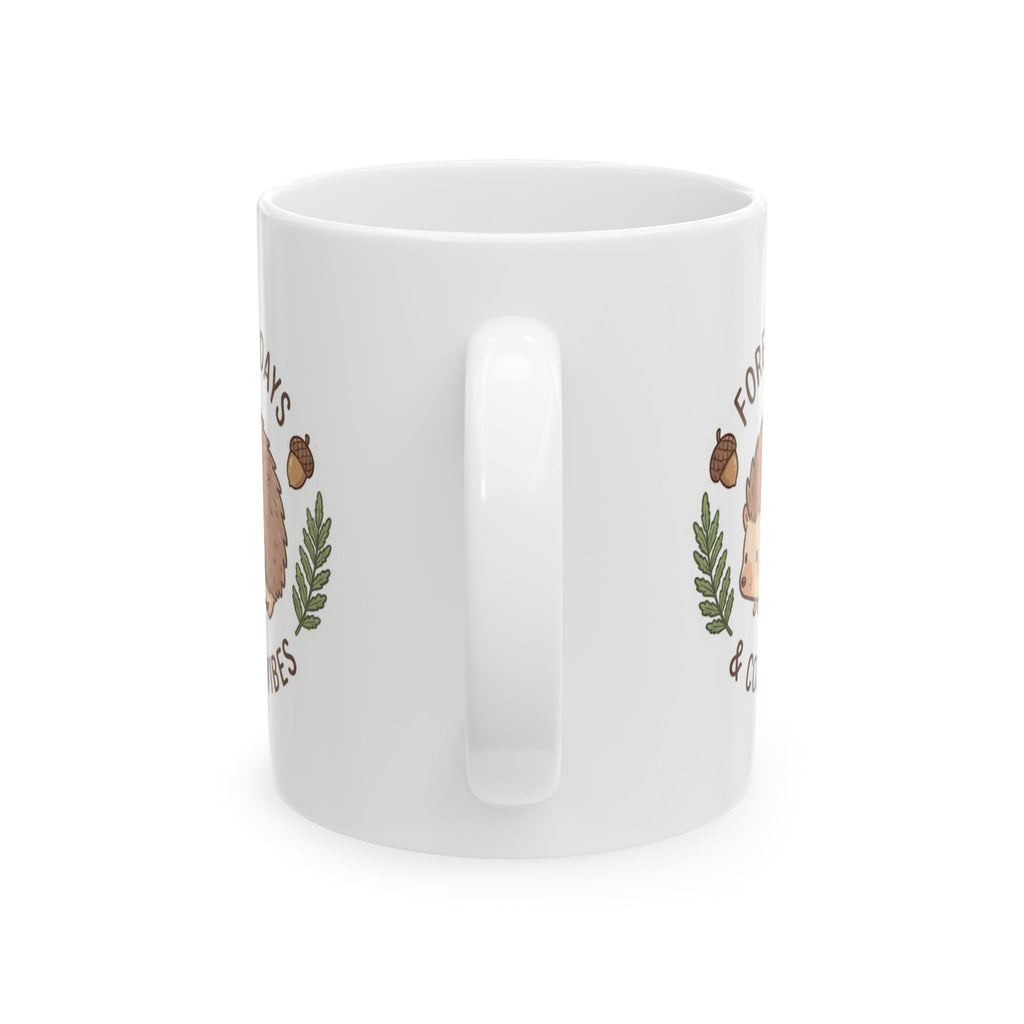 Hedgehog Woodland Ceramic Mug (11oz)