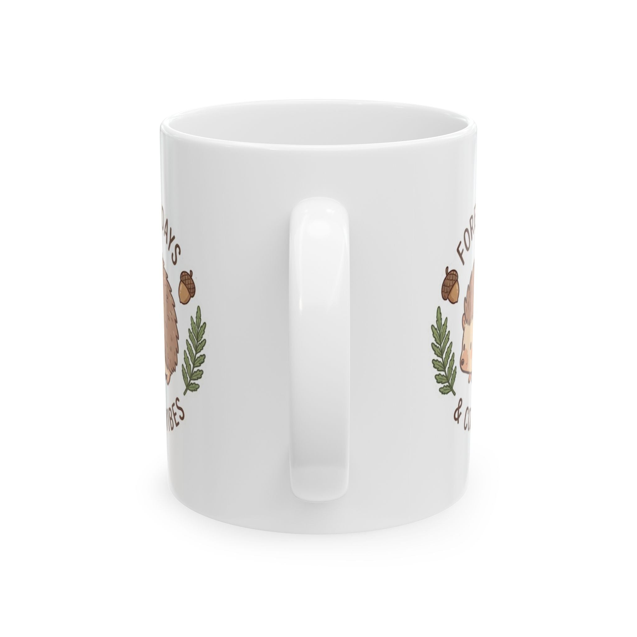 Hedgehog Woodland Ceramic Mug (11oz)