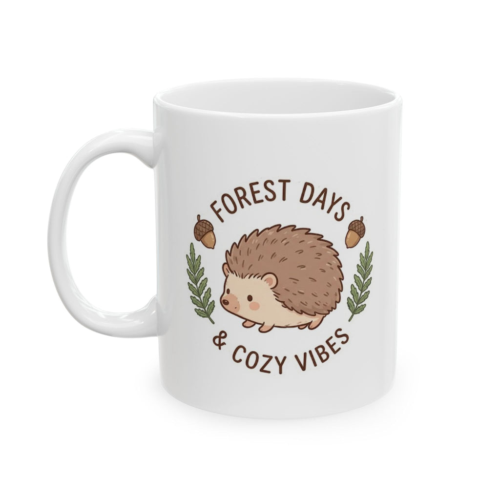 Hedgehog Woodland Ceramic Mug (11oz)