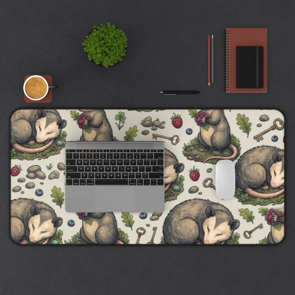 Possum Pattern Desk Mat