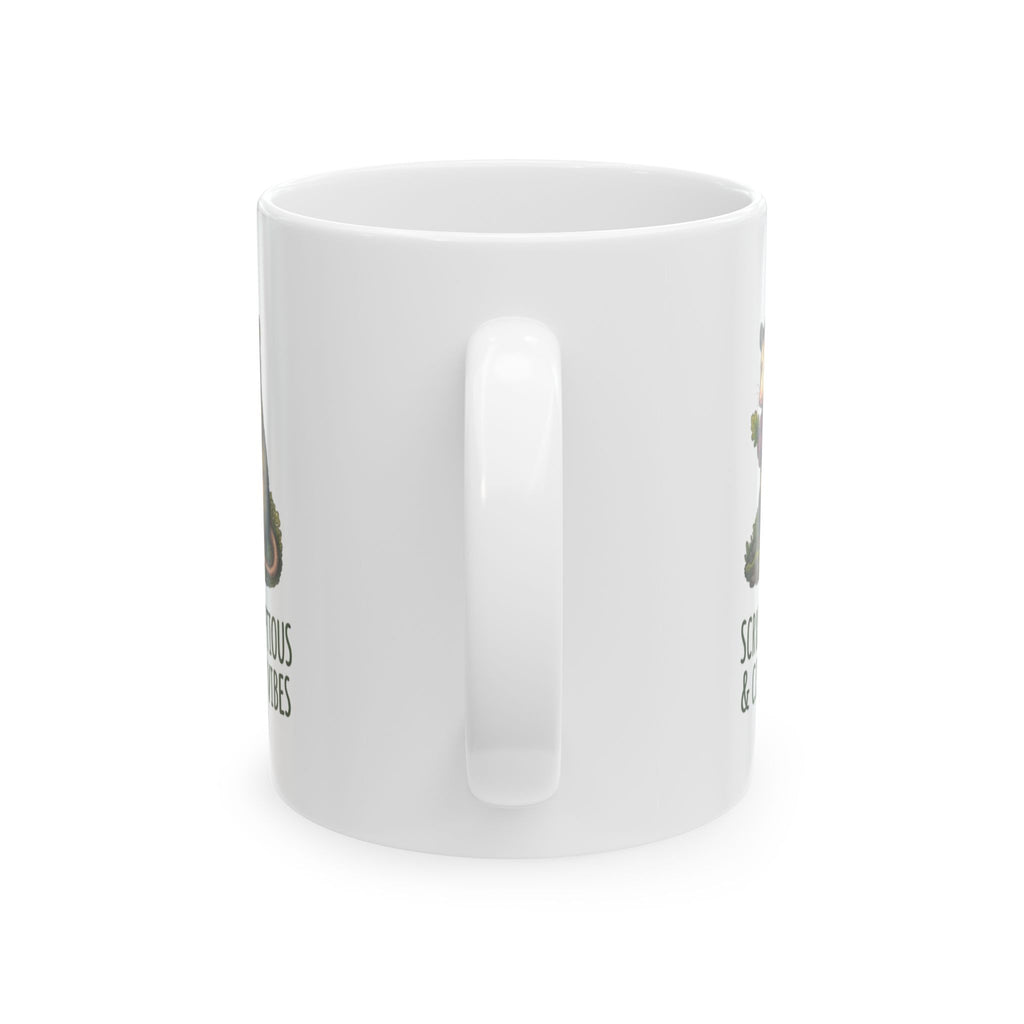 "Scrumptious & Cozy Vibes" Possum Coffee Cup (11oz)