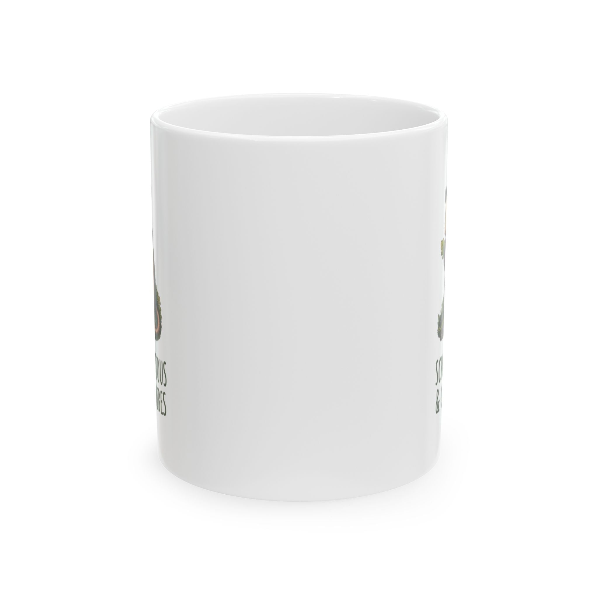 "Scrumptious & Cozy Vibes" Possum Coffee Cup (11oz)