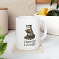 "Scrumptious & Cozy Vibes" Possum Coffee Cup (11oz)