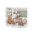Classroom Critters Acrylic Stand - Cute Animal Teacher & Students Desk Display