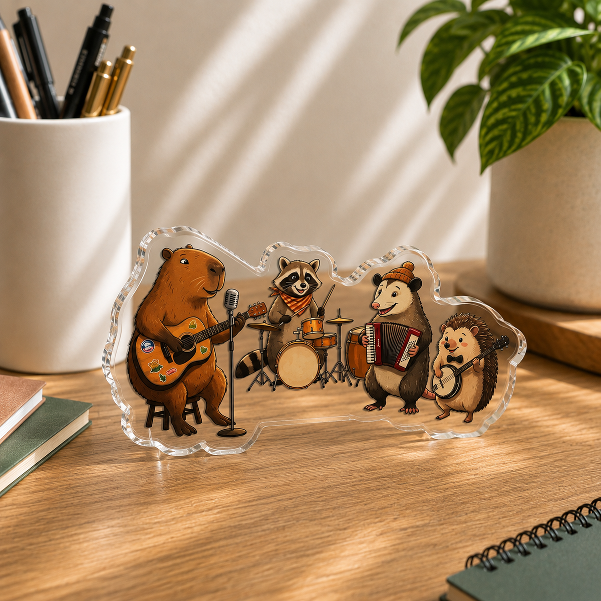 Band of The Wilds Acrylic Statue - 5’’ x 5’’ / Transparent - Home Decor