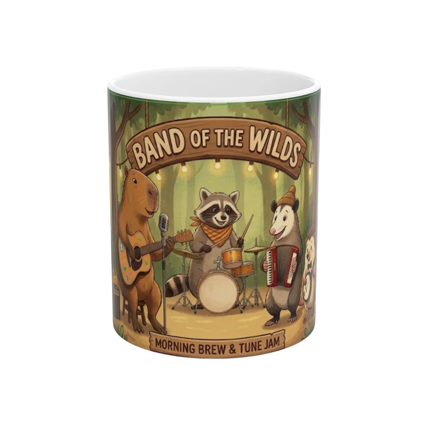 Band of the Wilds Ceramic Mug (11oz) - 11oz - Mug