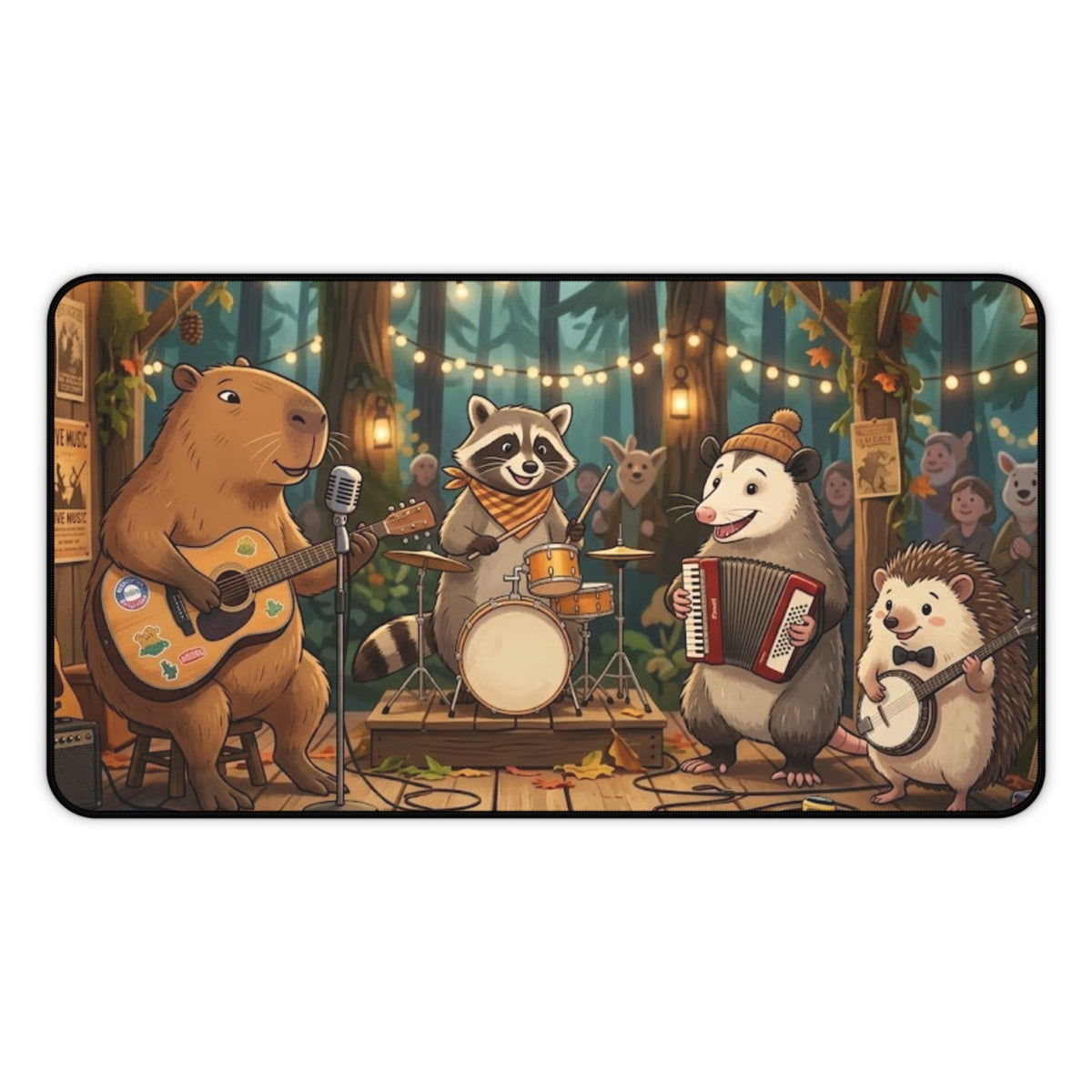 Band of The Wilds Desk Mat - 12’’ × 22’’ - Home Decor