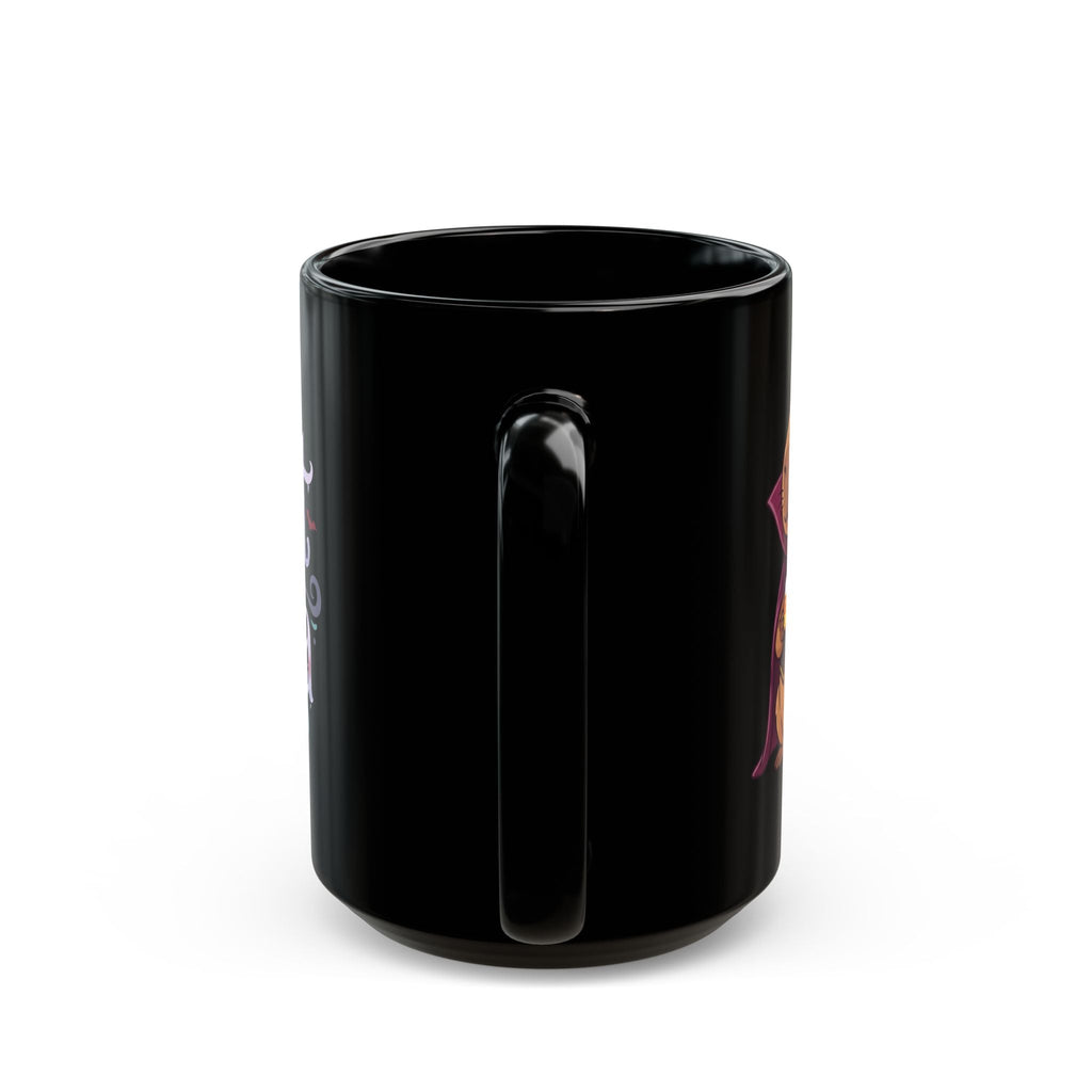 Count Chilla Black Ceramic Mug – Funny Halloween Vampire Coffee Cup (11oz 15oz) - Mug