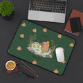 Cute Capybara ’Always Calm’ Desk Mat - 12’’ × 18’’ - Home Decor
