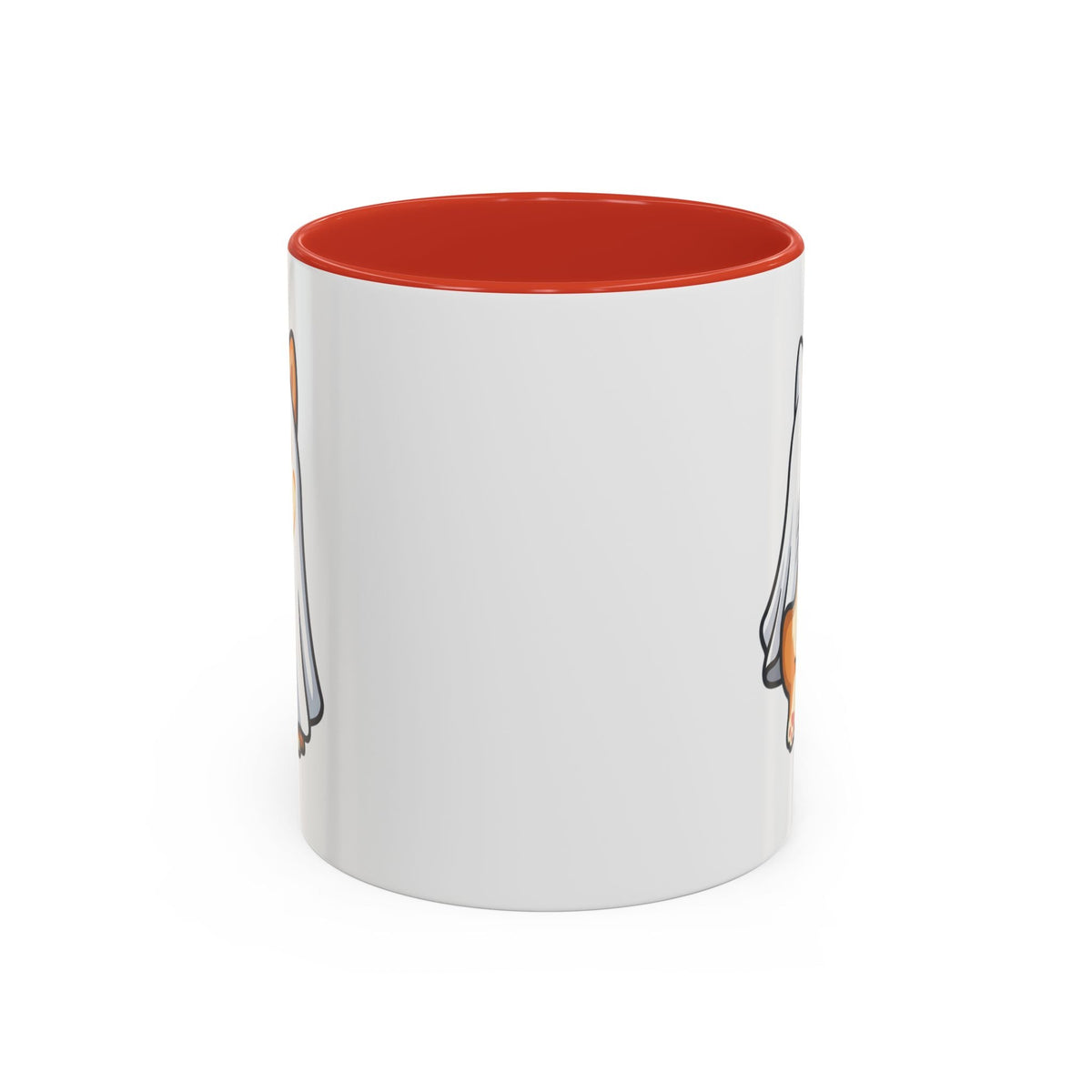 Cute Dancing Shiba Coffee Mug, Accent Mug 11oz - 11oz / Red - Mug