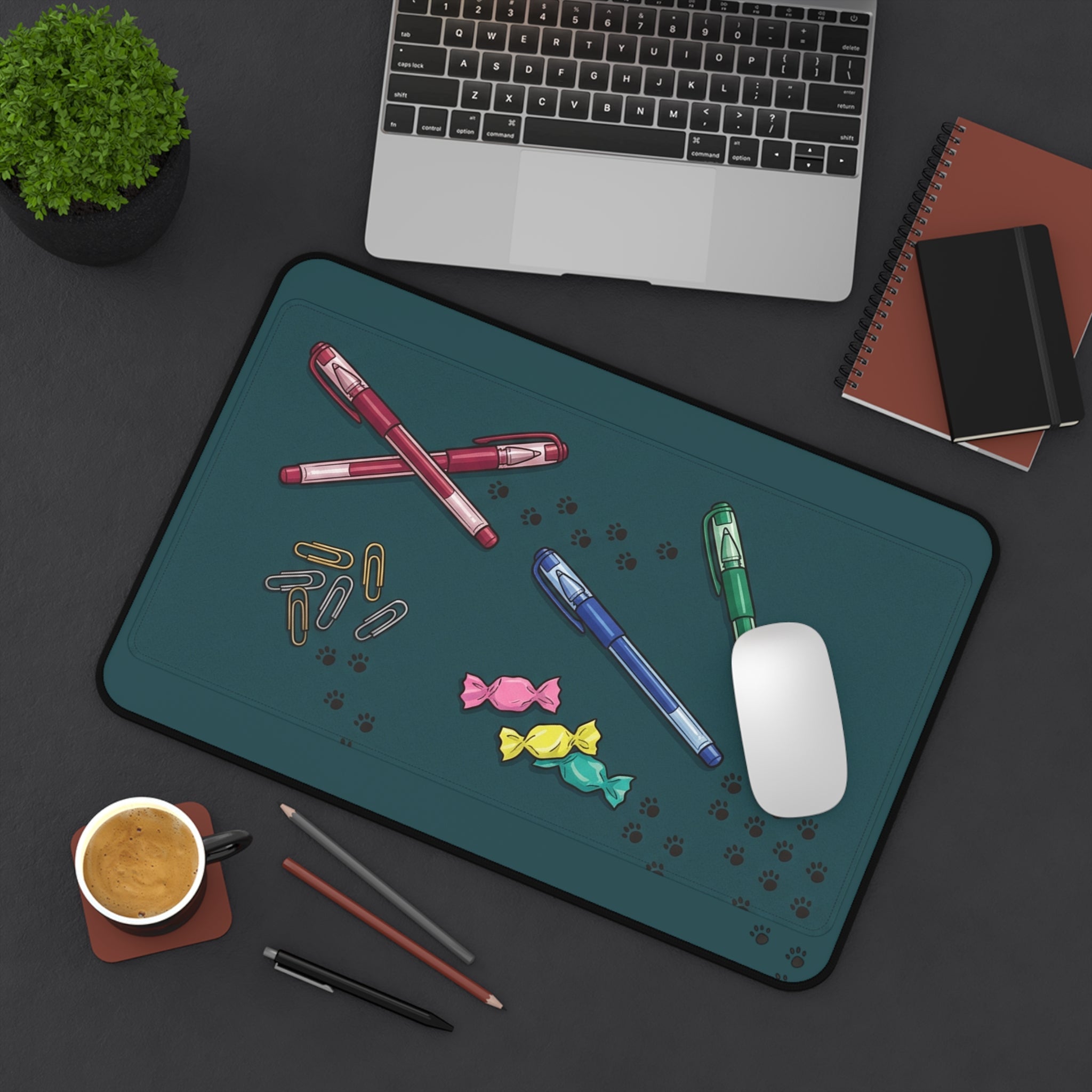 Desk Crime Scene Mat - 12’’ × 18’’ - Home Decor