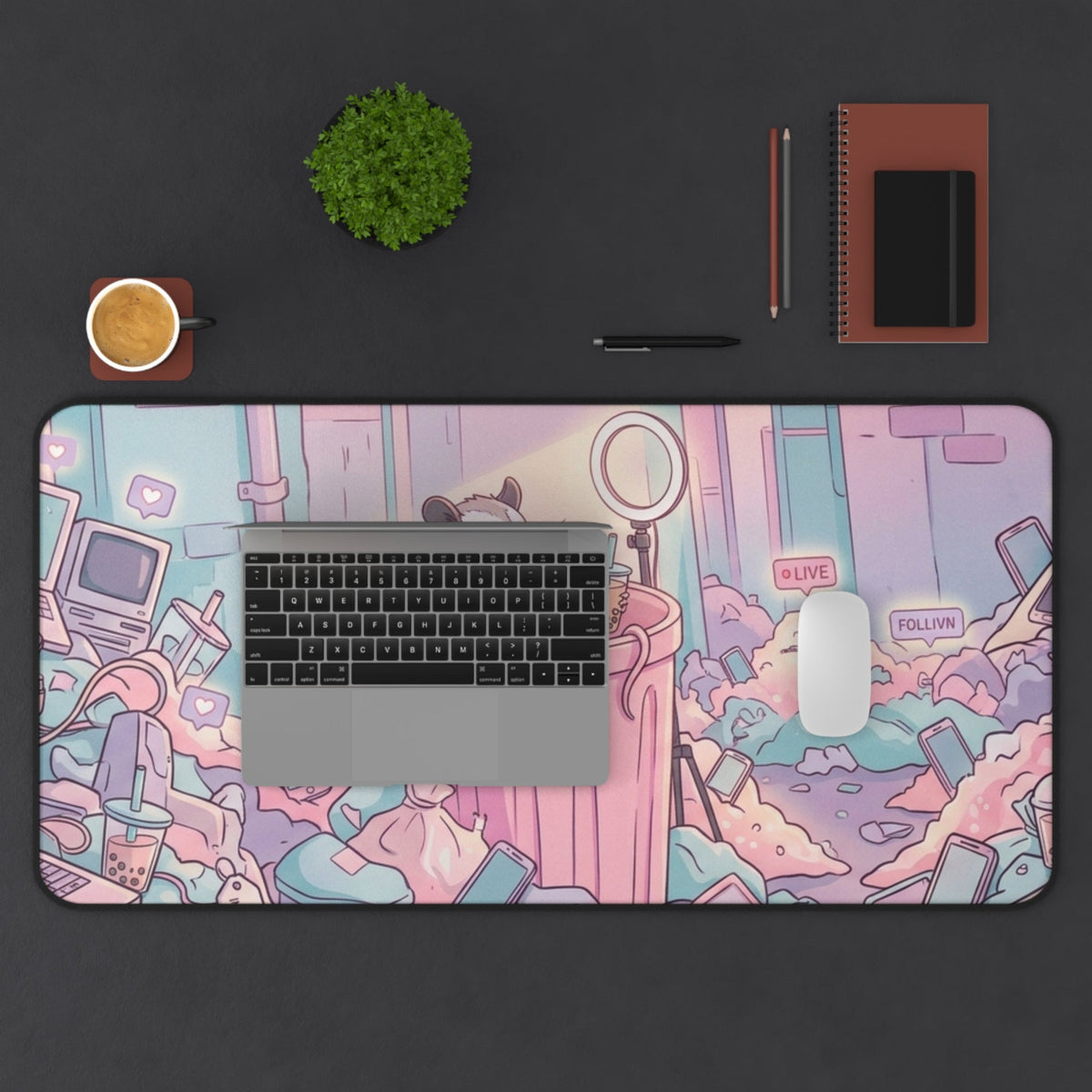 Diva Possum Desk Mat - Home Decor
