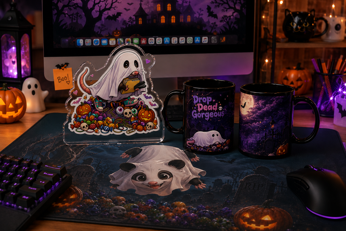 Drop Dead Gorgeous Opossum Desk Bundle