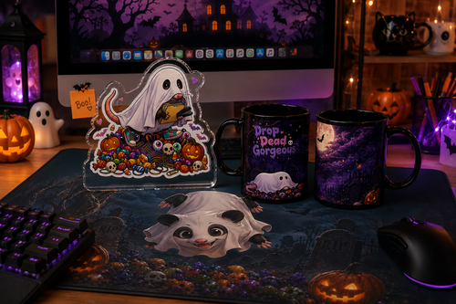 Drop Dead Gorgeous Opossum Desk Bundle