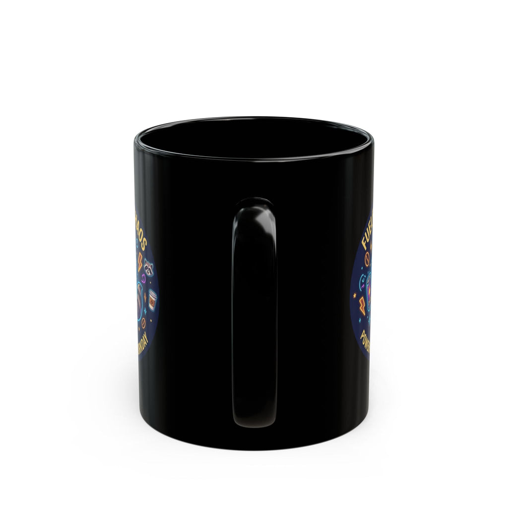 Fueled-by-Chaos Raccoon Coffee Mug (11oz) - 11oz - Mug