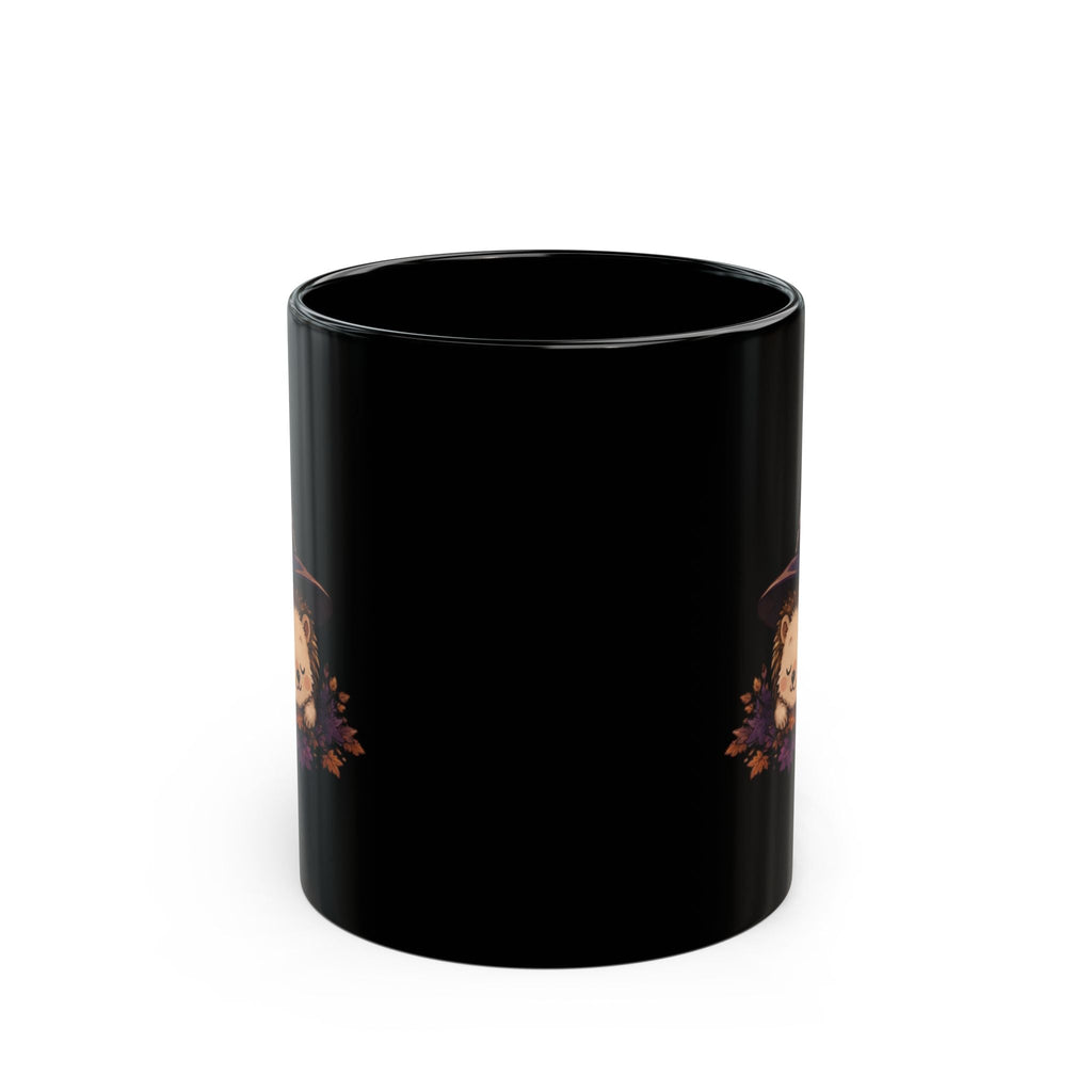 Halloween Hedgehog Witch Hat Mug 11oz - 11oz - Mug