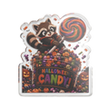 Halloween Raccoon Acrylic Statue - 5’’ x 5’’ / Transparent - Home Decor
