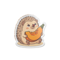 Hedgehog Pumpkin Acrylic Statue - 5’’ x 5’’ / Transparent - Home Decor