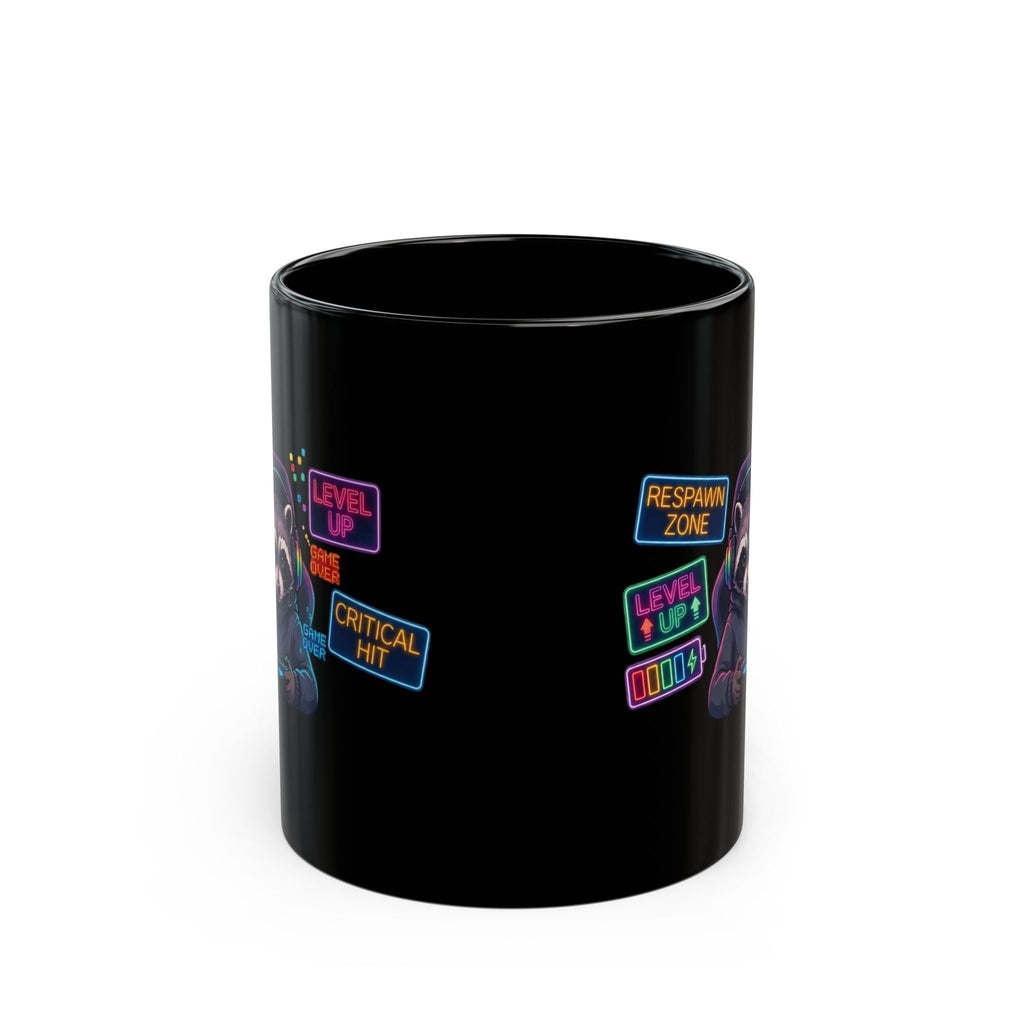 ’Level Up’ Neon Video Game Coffee Mug (11oz) - 11oz - Mug