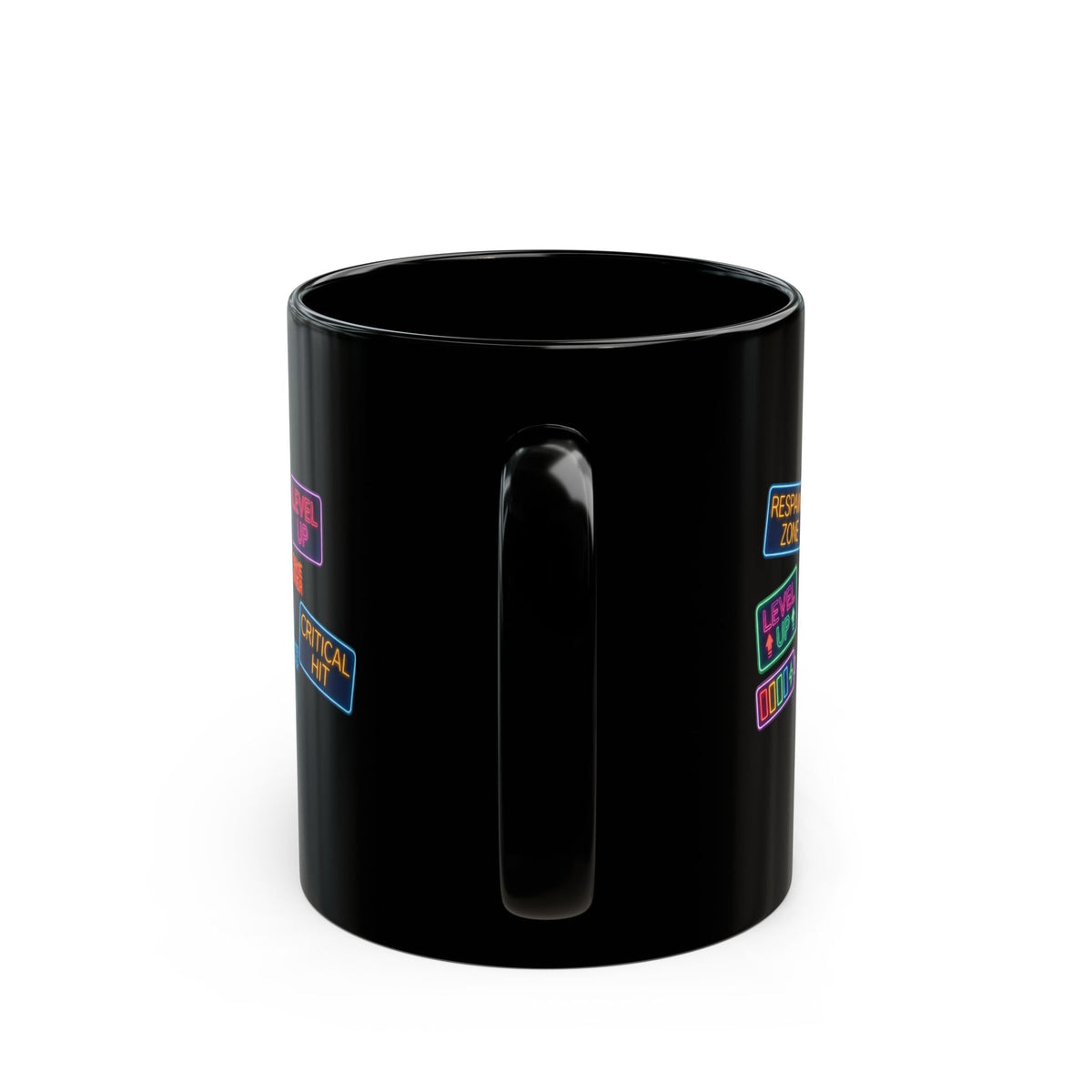 ’Level Up’ Neon Video Game Coffee Mug (11oz) - 11oz - Mug