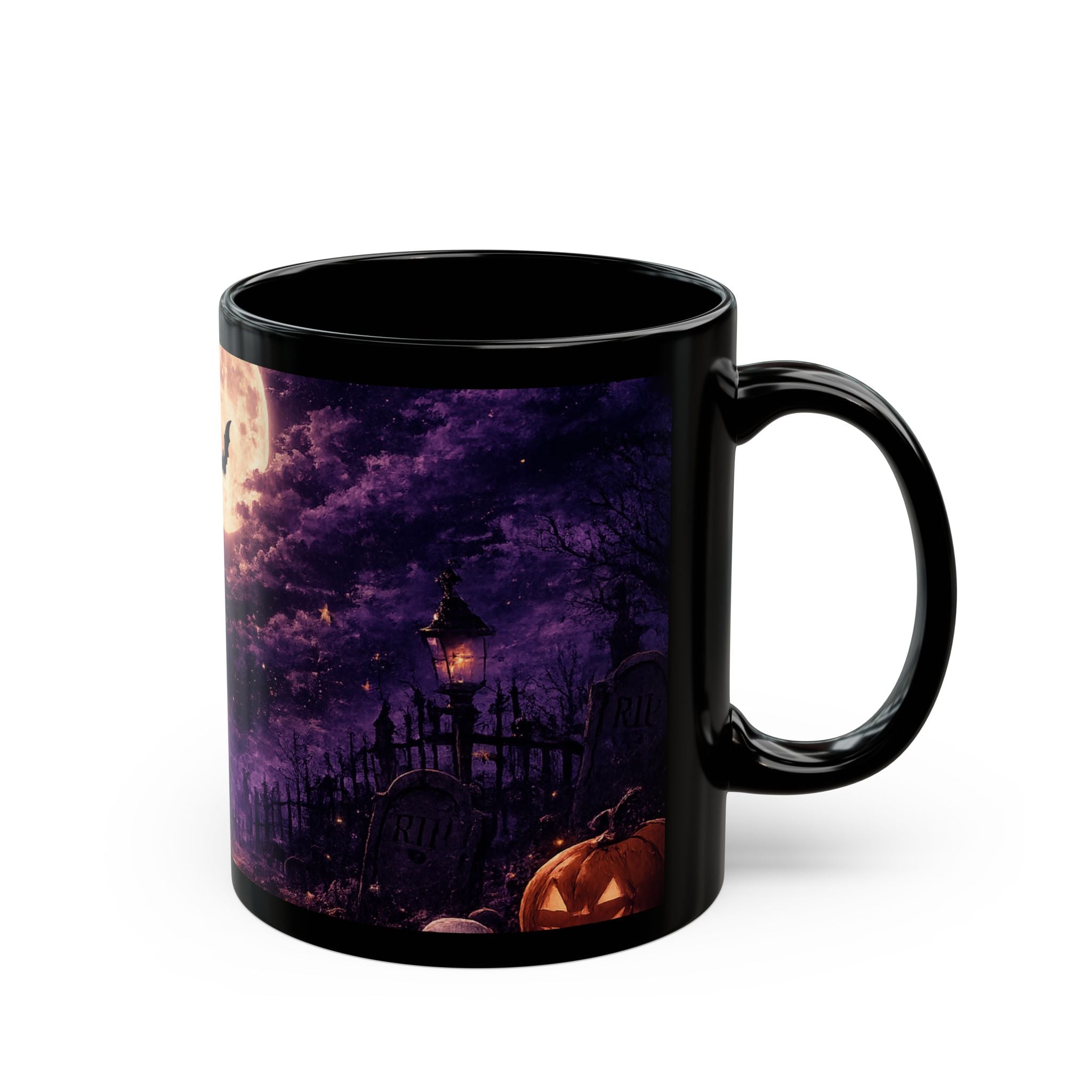 Possum Ghost Mug, Cute Halloween Pumpkin Night Coffee Cup (11oz & 15oz) - Mug
