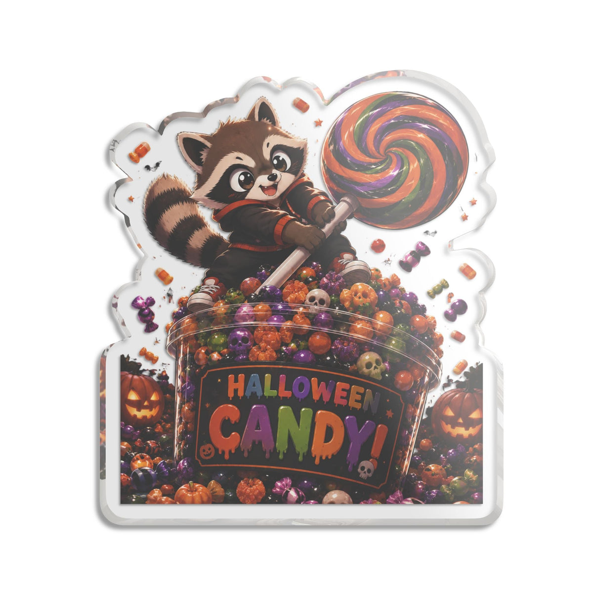 Raccoon Candy Heist Desk Bundle
