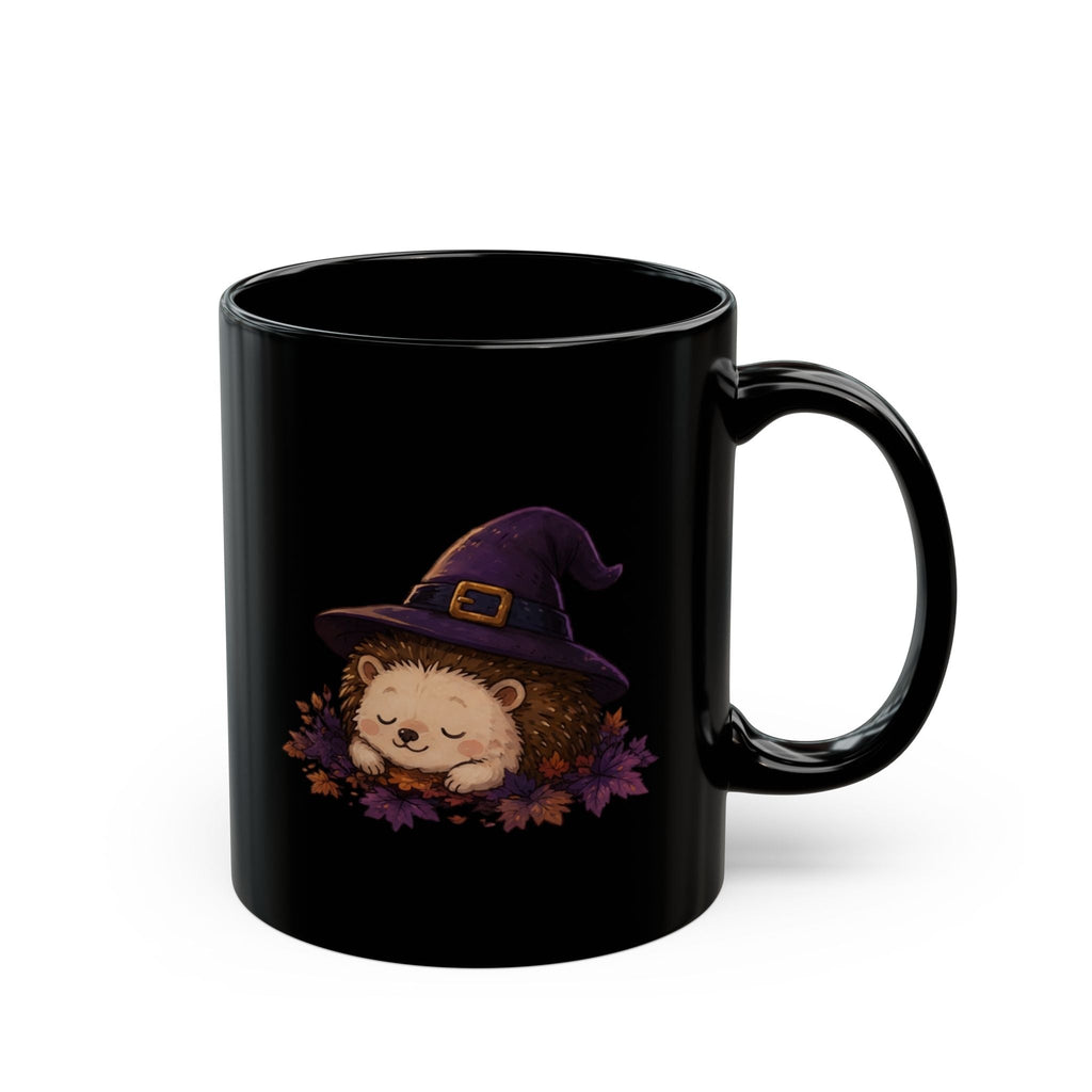 Halloween Hedgehog Witch Hat Mug 11oz - 11oz - Mug