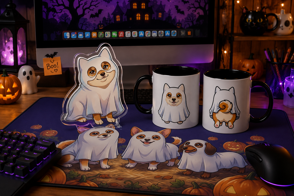 Spooky Desk Buddies Halloween Makeover Bundle - Home Decor