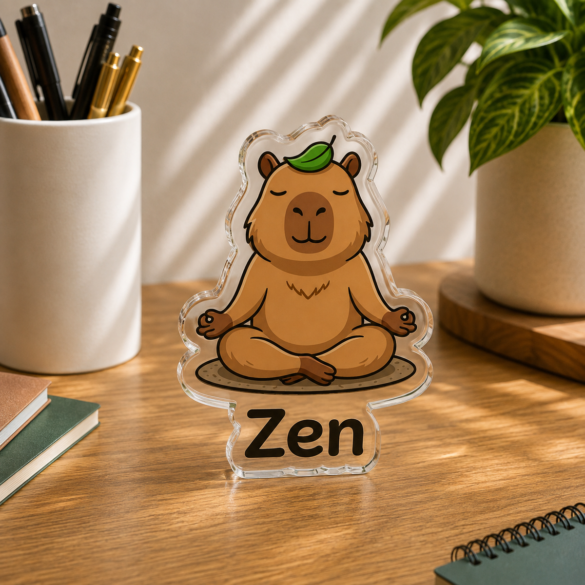 Zen Capybara Statue - 5’’ x 5’’ / Transparent - Home Decor